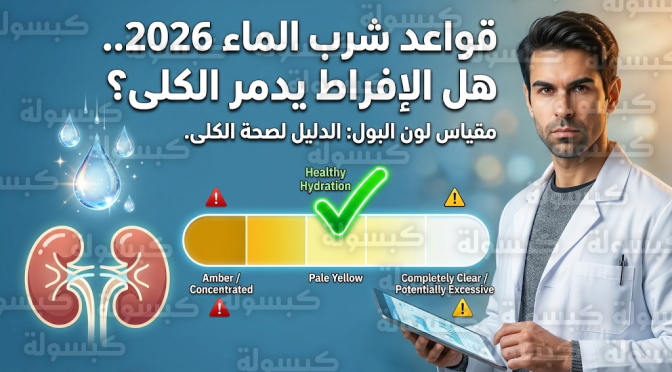 استشاري أمراض كلى يحذر من التسمم المائي ويكشف المعيار الذهبي لترطيب الجسم المثالي