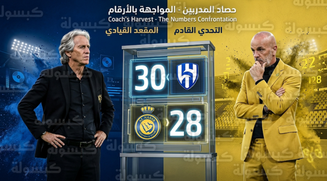 خورخي جيسوس يتفوق على ستيفانو بيولي ويحقق رقماً قياسياً بـ 30 انتصاراً مع الهلال في موسم 2026