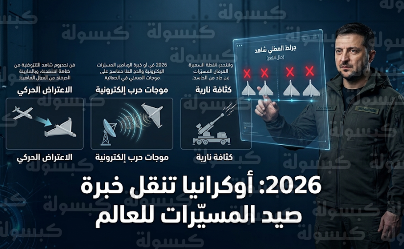 زيلينسكي يعلن استعداد أوكرانيا لنقل خبرة صيد المسيّرات الإيرانية إلى الحلفاء الدوليين بحلول عام 2026