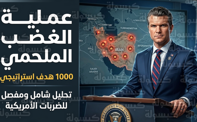 وزير الدفاع الأمريكي يعلن تدمير 1000 هدف استراتيجي في إيران ضمن عملية الغضب الملحمي